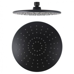 230mm 9 inch ABS Round Nero Black Rainfall Shower Head 230mm 9 inch ABS Round Nero Black Rainfall Shower Head